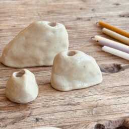 Set Of 3 Ceramic Candle Holders in Different Sizes - thumbnail 1