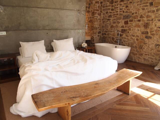 Luxury Double Duvet Cover Set 100% Linen White Flax Bedding Soft Pillow Gift Bag - image 1