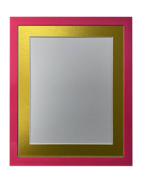 Pink 20mm Picture, Photo, Poster Frame With Gold Mount - image 1