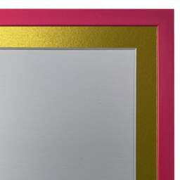 Pink 20mm Picture, Photo, Poster Frame With Gold Mount - thumbnail 2