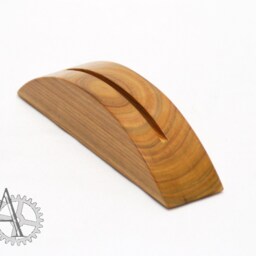 Cotinus Wood Business Card Holder Desk Organizer - thumbnail 3
