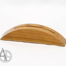 Cotinus Wood Business Card Holder Desk Organizer - thumbnail 4