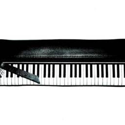 Piano Music Pencil Case Unique Leather & Fabric Unique - thumbnail 2