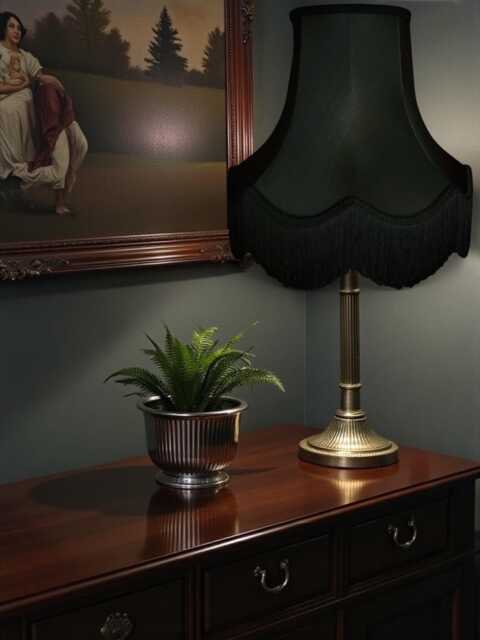 Traditional Black Fabric Lampshade Handmade For Table & Floor Standard Lamp Bases, Wall Light Fixtures, Ceiling Pendant Fittings - image 1