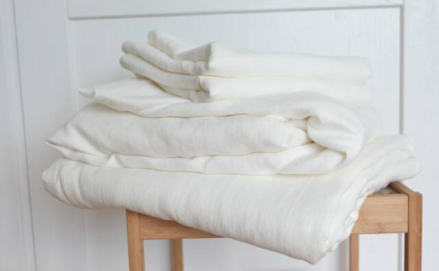 Linen Sheet Set Made Of Softened Linen/ 4 Pcs - image 1