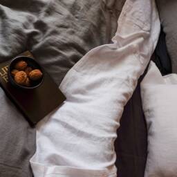 Linen Sheet Set Made Of Softened Linen/ 4 Pcs - thumbnail 2