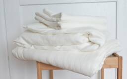 Linen Sheet Set Made Of Softened Linen/ 4 Pcs