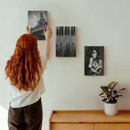 3 Piece Canvas Set - Portrait Of A Woman, The Eiffel Tower, & Piano Pattern, Black White Wall Art Canvas, Artwork Decor - thumbnail 1