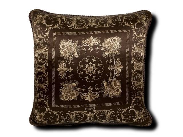Trellis Scarf Pillow - Brown - image 1
