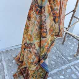 Premium Reversible Cotton Kantha Quilt Blanket - Handmade Vintage Patchwork Bed Cover - thumbnail 3