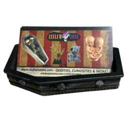 Gothic Coffin Business Card Holder Box - thumbnail 1