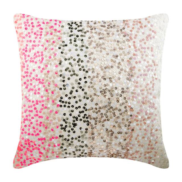 "Art Silk Pink Pillow Cushion 16""x16" - image 1