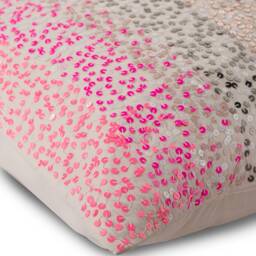 "Art Silk Pink Pillow Cushion 16""x16" - thumbnail 2