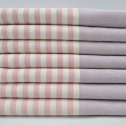 "Beach Towel, Soft Towel, Lilac & Light Pink Towel, Turkish Towel, 40""x70" - thumbnail 2