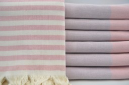 "Beach Towel, Soft Towel, Lilac & Light Pink Towel, Turkish Towel, 40""x70"