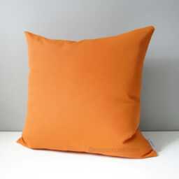 Tuscan Orange Sunbrella?? Outdoor Pillow Cover, Decorative Throw Cushions For Patio & Pool Loungers, Housewarming Or Kid's Room - thumbnail 1