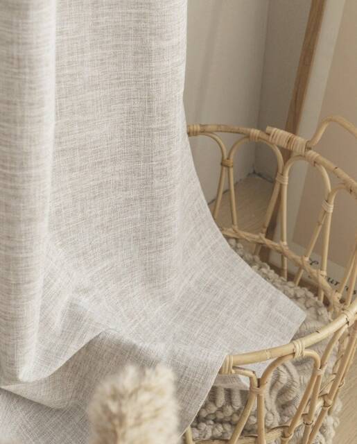 Rowena 100% Blackout Curtain, 4 Colors, Linen Room Darkening Custom Thermal Curtain For Bedroom, 1Pc - image 1