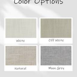 Rowena 100% Blackout Curtain, 4 Colors, Linen Room Darkening Custom Thermal Curtain For Bedroom, 1Pc - thumbnail 2