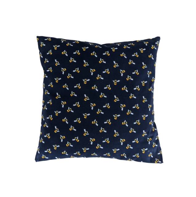 "Navy Blue Bumble Bee Cushion Cover 14"" 16"" 18"" 20"" 22"" 24" - image 1