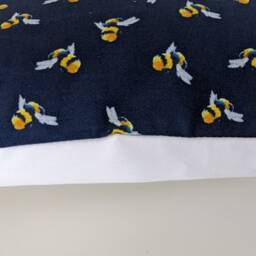 "Navy Blue Bumble Bee Cushion Cover 14"" 16"" 18"" 20"" 22"" 24" - thumbnail 2