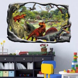 Jungle Swamp Dinosaurs Wall Sticker Art Mural Poster Decal Room Office Nursery Decor Id635 - thumbnail 2