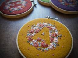 Embroidery Hoop Art ?? Wall Home Decor Hand Embroidered Loftfullofgoodies Housewarming Gift Nursery