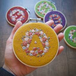 Embroidery Hoop Art ?? Wall Home Decor Hand Embroidered Loftfullofgoodies Housewarming Gift Nursery - thumbnail 2