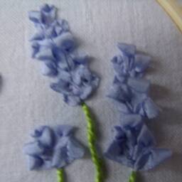 "Hand Embroidered Hoop Art " - thumbnail 3