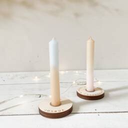 Small Candle Holder Engraved With Or Without - thumbnail 2