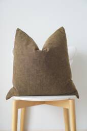 Brown Tribal Hemp Hand Woven Natural Dye Color Hmong Lumbar Pillow Cover - thumbnail 1