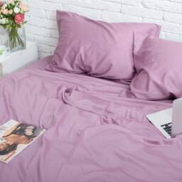 Cotton Sateen Duvet Cover in Violet. Twin, Full, Queen, King, Single, Kingsingle, Double, Custom Size - thumbnail 1