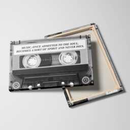 When It Hits You Cassette Tape Music Motivational Hustle Inspirational, Framed Canvas Wall Art Poster Print, Home Office & Room Decor, Gift - thumbnail 2