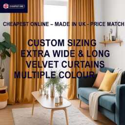 Velvet Curtains Custom Sizing Eyelet Rod Pocket Pencil Pleat Hangings Thermal Insulated Room Darkening Curtain Drapes Panels Fully Lined