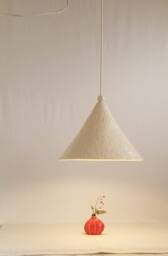 Pendant Light. Extra Large Ceramic, Cone Shape. Kitchen Chandelier - thumbnail 1