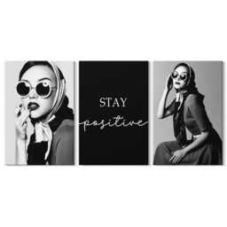 Canvas Set Of 3 Wall Art - Stylish Portraits Women in Sunglasses, Black & White Art, Artwork Hanging Piece - thumbnail 2