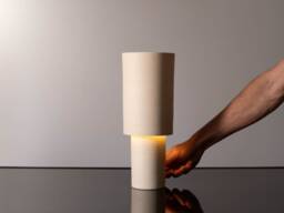 Ceramic Table Lamp - Straight Walled Artist Made - thumbnail 1
