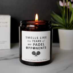 Smells Like The Tears Of My Padel Opponents, Gift Candle For Players - thumbnail 2