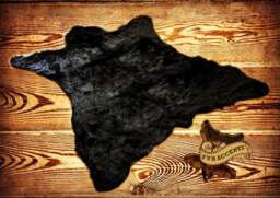 Faux Fur Bear Pelt Rug - Shaggy Sheepskin Throw, Designer Accent - thumbnail 4