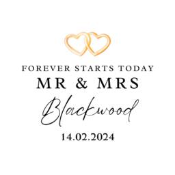 Couple Wedding Day Candle Gifts Mr & Mrs Present Prints - thumbnail 4