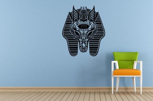 Anubis Ancient Egyptian God Mythology Pharaoh Window Or Wall Car Vinyl Peal & Stick Removable Sticker Decal L1487 - image 1