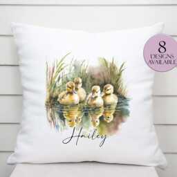 Adorable Duckling Cushion - Cute Baby Duck Throw Pillow, Farm Animal Nursery D??cor, Lover Gift, Spring Home Accent - thumbnail 3