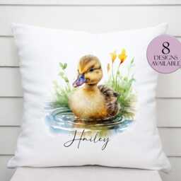 Adorable Duckling Cushion - Cute Baby Duck Throw Pillow, Farm Animal Nursery D??cor, Lover Gift, Spring Home Accent - thumbnail 2