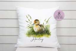 Adorable Duckling Cushion - Cute Baby Duck Throw Pillow, Farm Animal Nursery D??cor, Lover Gift, Spring Home Accent - thumbnail 1