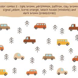 Car & Truck Wall Decals - Removable Stickers, Boys Nursery Decor, Kids Room Art, Playroom Decor - thumbnail 3