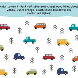 Car & Truck Wall Decals - Removable Stickers, Boys Nursery Decor, Kids Room Art, Playroom Decor - thumbnail 2