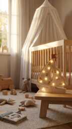 Sailboat Night Light For Kids, Wooden Boat Lamp, Led Nursery Decor, Pine Wood Table Handmade Baby Room Light, Toddler Bedside Lamp