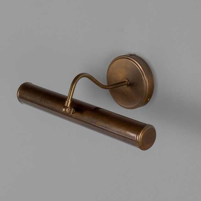 Vintage Solid Brass Picture Light, Antique Wall Lighting 14 - image 1