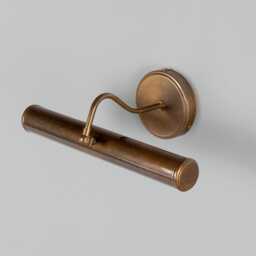 Vintage Solid Brass Picture Light, Antique Wall Lighting - 14 Inch - thumbnail 1