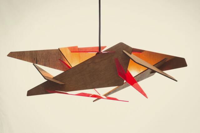 Nordic Wood Pendant Light Modern Kitchen Island Hanging Lamp - image 1