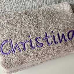 Personalized Embroidered Towels Luxury 650Gsm Cotton - thumbnail 4